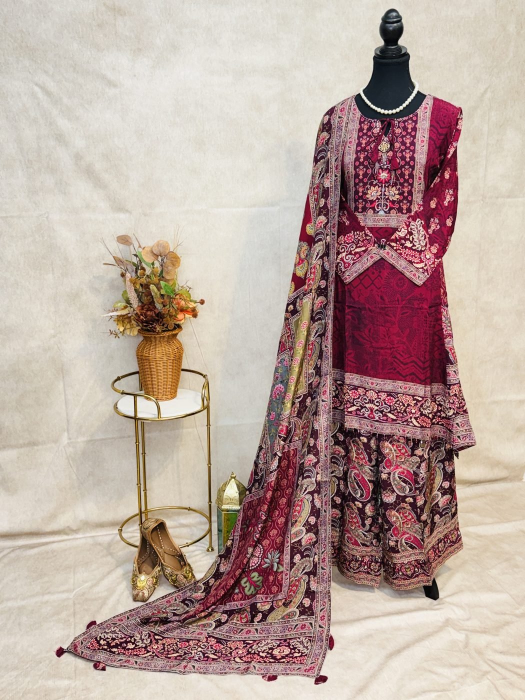 Pure Georgette & Muslin Suit